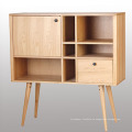 Mueble de almacenamiento de madera maciza de América del Norte